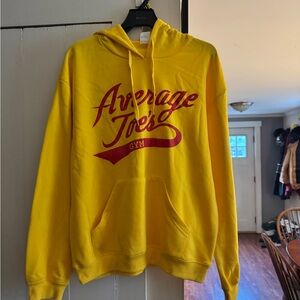 Yellow Average Joe's Gym Hoodie
